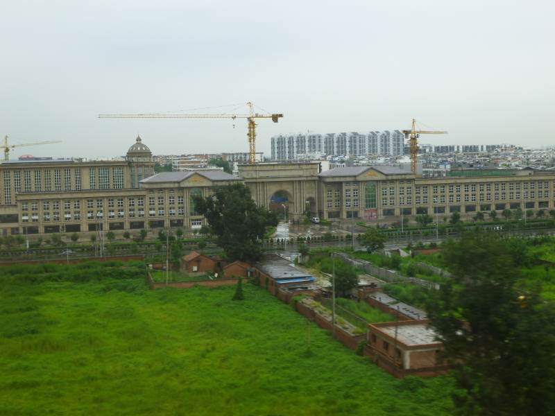 Paysage train entre Pekin et Xi'an