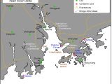 carte delta de la rivière des perles (Guangdong)
