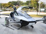 Une voiture volante XPeng X2 au siège social de XPeng Aeroht