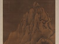 « Snowscape after Guo Xi 《仿郭熙雪景圖》 », Li Yin 李寅 (active 1694-1710), rouleau suspendu, dynastie des Qing