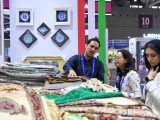 Vue du stand iranien du 20e Salon international de l'industrie culturelle de Chine (SIIC) à Shenzhen
