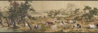 « Cent chevaux », Lang Shining (Giuseppe Castiglione), peinture, dynastie des Qing