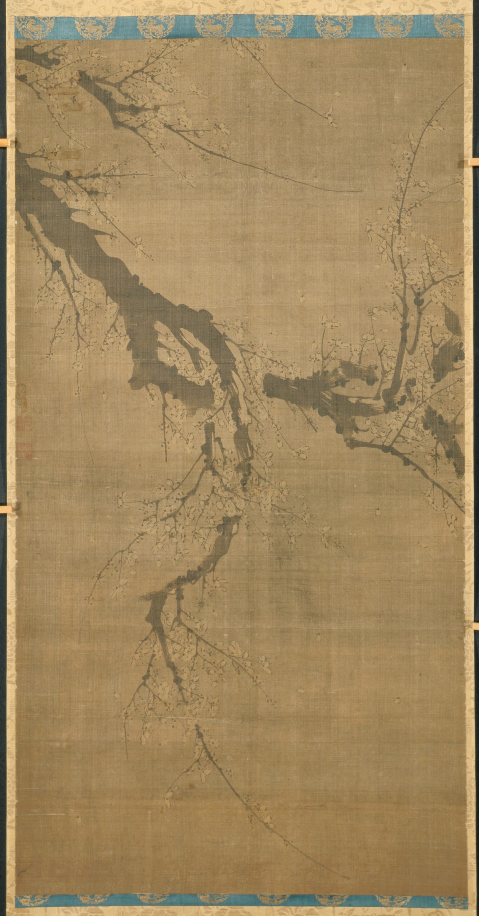 « Ink Plum », Peng Xu, rouleau suspendu, Chine, dynastie des Ming (1368–1644)
