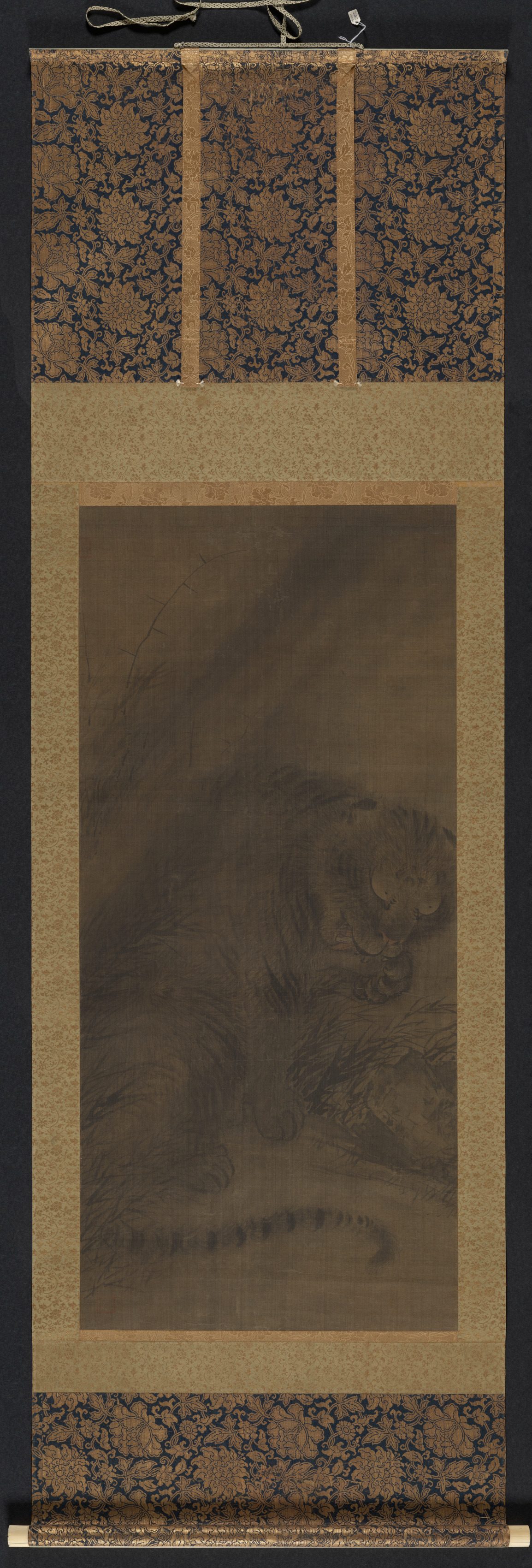Section de « Tiger », Fachang Muqi, rouleau suspendu, Chine, dynastie des Song du Sud (1127-1279)
