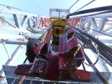 Chantier d'un puits de gaz dans la région autonome ouïgoure du Xinjiang