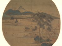 « River Village: Fisherman's Joy », Zhao Mengfu, feuille d’album, Chine, dynastie des Yuan (1271-1368)