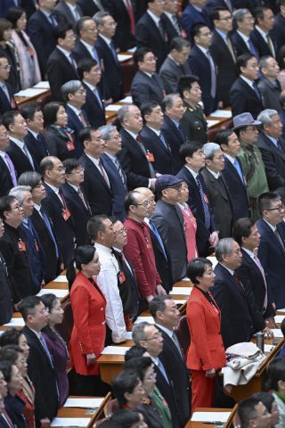 La réunion d'ouverture de la deuxième session du 14e Comité national de la Conférence consultative politique du peuple chinois (CCPPC) se tient au Grand Palais du Peuple