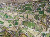 Photo aérienne d'un village à Nyingchi