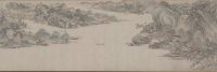 Section de « Greeting the Spring », Wu Bin, rouleau à main, Chine, dynastie des Ming (1368–1644)