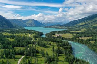 Le site panoramique de Kanas