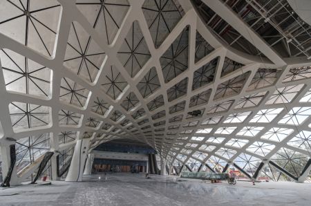 (miniature) Photo du projet du Centre international de convention et d'exposition de Hainan (deuxi&egrave;me phase) en construction &agrave; Haikou