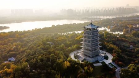 (miniature) Photo aérienne du Parc de l'Expo de Xi'an