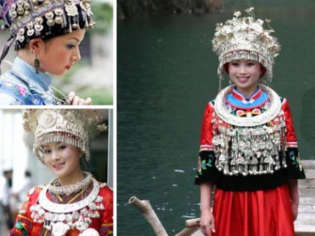 (miniature) Costume de mariage du groupe ethnique Miao
