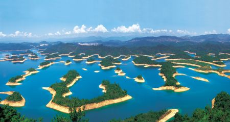 (miniature) lac Qiandao