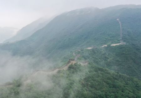 (miniature) Photo aérienne de la section de Mutianyu de la Grande Muraille