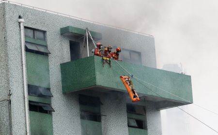 (miniature) Exercice de secours à Shanghai