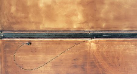 (miniature) Photo a&eacute;rienne de la saline de Daqinghe dans le bourg de Changlu