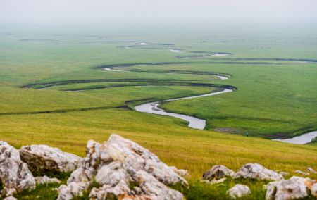 (miniature) Paysage d'une prairie dans la bannière de Dong Ujimqin de la ligue de Xilingol