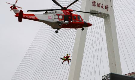 (miniature) Exercice de secours à Shanghai