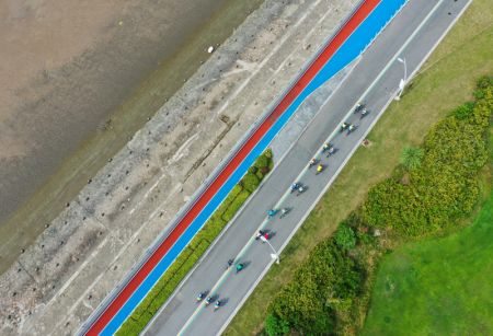 (miniature) Des touristes font du vélo