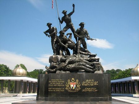 (miniature) monument national malaisie