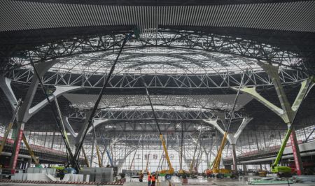 (miniature) Le chantier de la gare de l'Est de Chongqing et du centre de transport global affilié