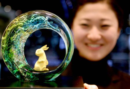 (miniature) Des lapins en or pour le Nouvel An Chinois 2011
