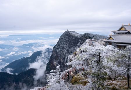 (miniature) Le sommet du mont Emei