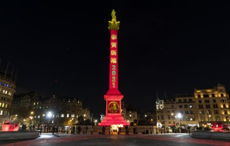 (miniature) Illumination à Trafalgar Square