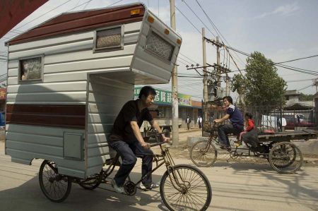 (miniature) caravane pour vélo