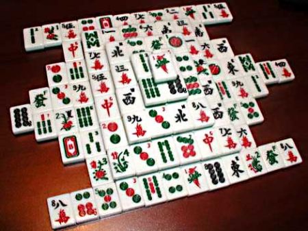 (miniature) Mahjong solitaire