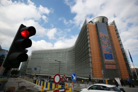 (miniature) Photo prise le 4 octobre 2024 montrant le siège de la Commission européenne à Bruxelles