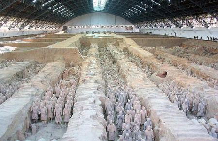 (miniature) Edification des tombeaux chinois