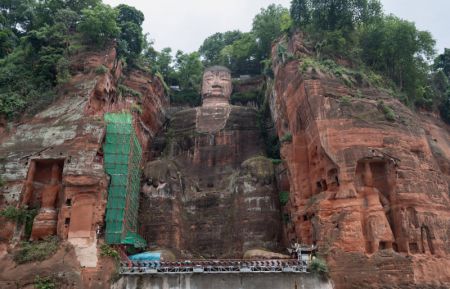 (miniature) Le grand Bouddha de Leshan