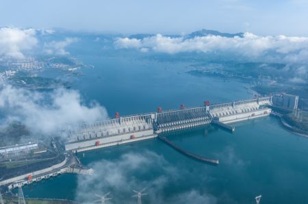 (miniature) Photo aérienne du barrage des Trois Gorges