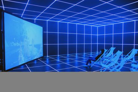 (miniature) Une oeuvre pr&eacute;sent&eacute;e lors de l'&eacute;dition 2020 du Salon asiatique de l'art num&eacute;rique &agrave; Beijing