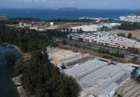 (miniature) Des récifs artificiels qui seront posés dans la mer près de l'île de Wuzhizhou