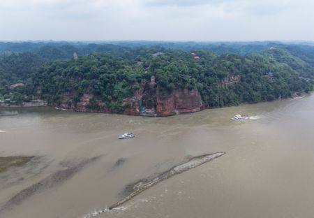 (miniature) Le grand Bouddha de Leshan