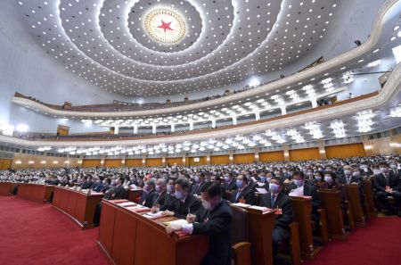 (miniature) R&eacute;union de cl&ocirc;ture de la troisi&egrave;me session de la 13e Assembl&eacute;e populaire nationale (APN)