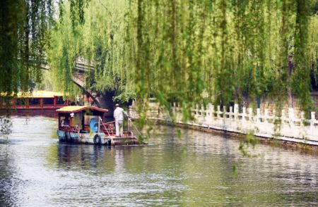 (miniature) Paysage printanier le long des douves à Jinan