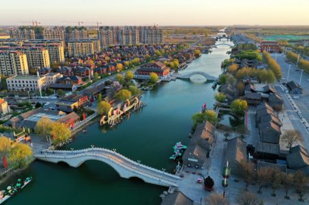 (miniature) Le canal de Tangjin dans l'arrondissement de Fengnan