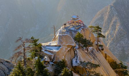 (miniature) Paysage enneigé du mont Huashan