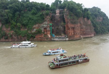 (miniature) Le grand Bouddha de Leshan