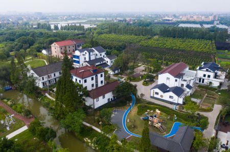 (miniature) Paysage d'un village de Jiaxing