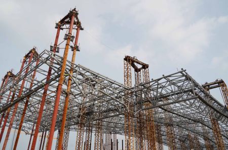 (miniature) Le chantier de la Gare ferroviaire du sud de Zhengzhou