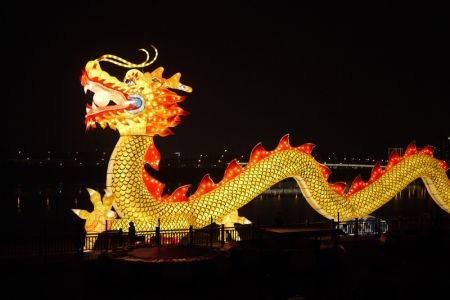 (miniature) Photos : exposition de lanternes artistiques à Changsha (Chine)