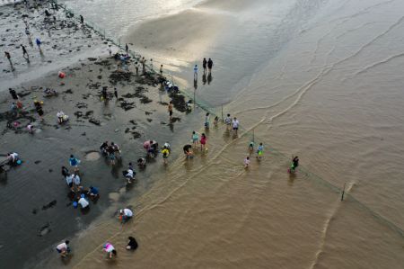 (miniature) Des touristes sur la plage