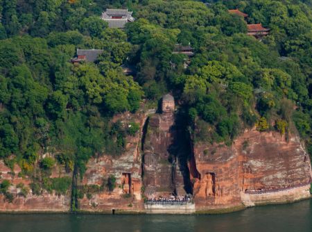 (miniature) Le grand Bouddha de Leshan