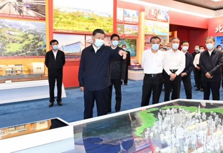 (miniature) Xi Jinping et d'autres dirigeants du Parti communiste chinois et de l'Etat