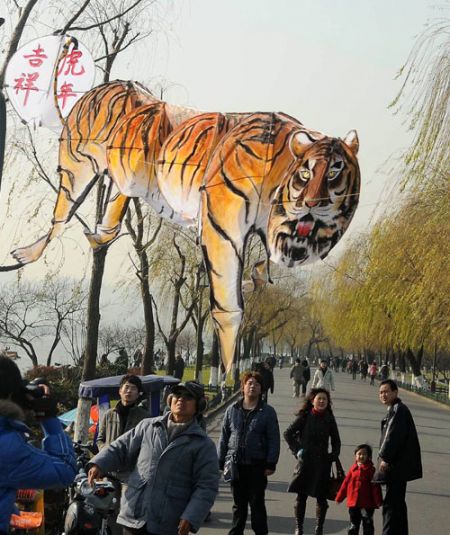 (miniature) Un "cerf-volant tigre" pour le Nouvel an Chinois